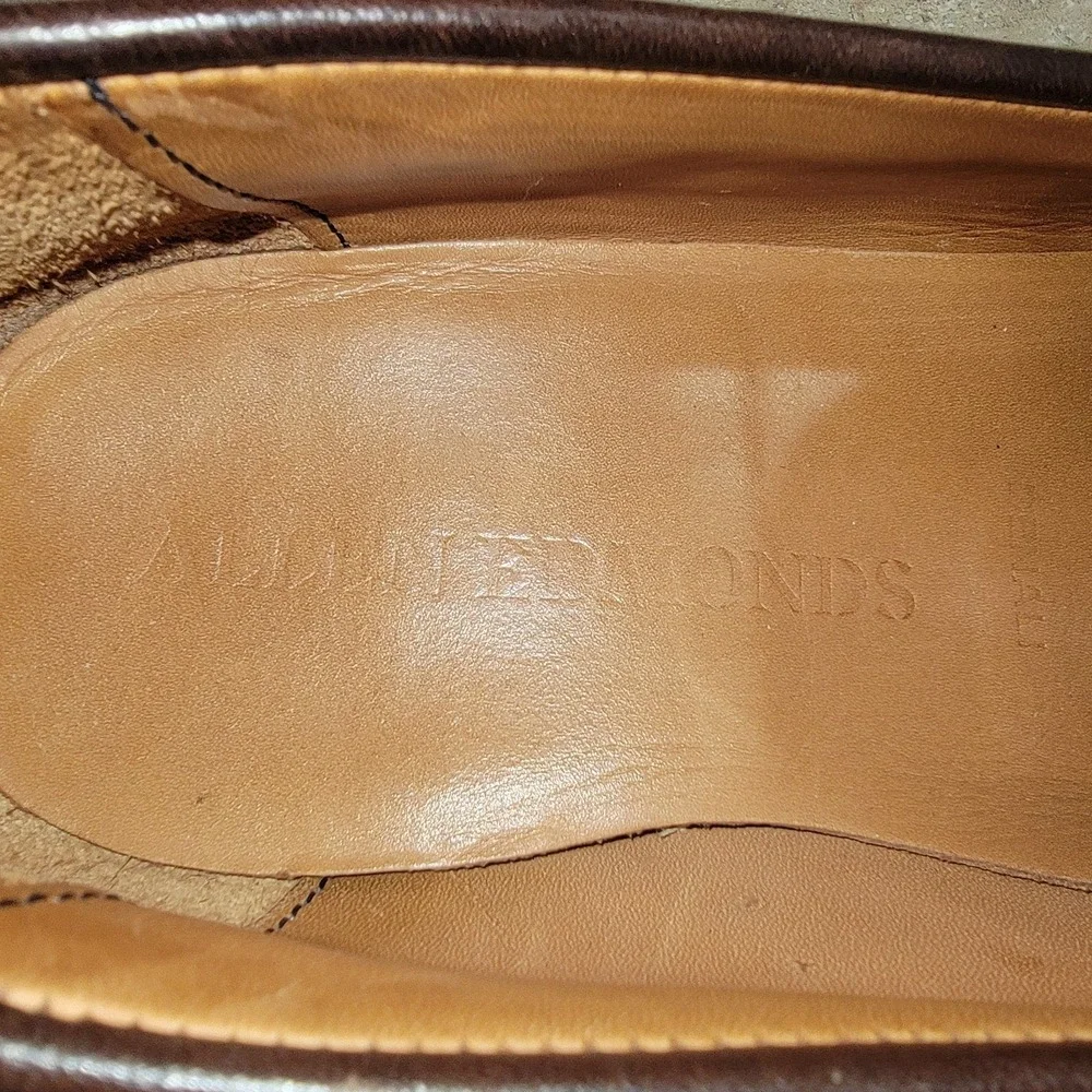 Allen Edmonds Denali Brown Leather Penny Loafers Dress Shoes Men's Size 9.5 D